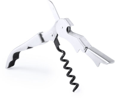 Kurkentrekker / flesopener 3-in-1 - RVS - Wijnflesopener / bierflesopener - Keuken
