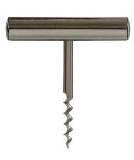 Kurkentrekker - staal - 10 x 2 x 11 cm - Kurkentrekkers Zilverkleurig