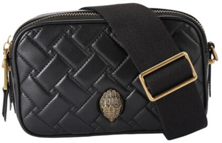 Kurt Geiger 2zip kensington camera Zwart - One size