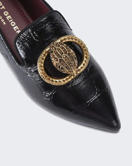 Kurt Geiger Dames 225-chelsea point slip on - maat 38 Zwart