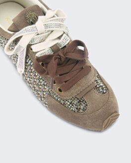 Kurt Geiger Dames 225-islington sneaker Beige - 38