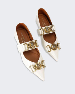 Kurt Geiger Dames mansion point slip on Wit - 39