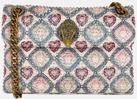 Kurt Geiger Fabric Kensington hartjes S beige comb