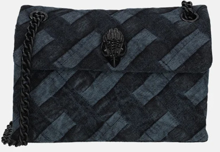 Kurt Geiger Kensington crossbody tas mini dark denim