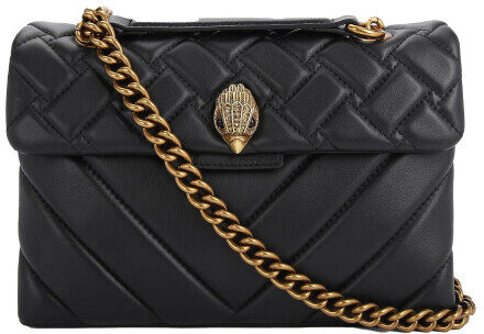 Kurt Geiger Kensington Mini schoudertas van leer Zwart - 1 maat