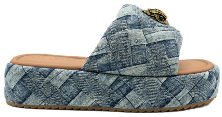 Kurt Geiger Kensington puff platform Indigoblauw - 40