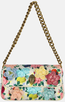 Kurt Geiger Kensington schoudertas flowers S bone Ecru - No Size