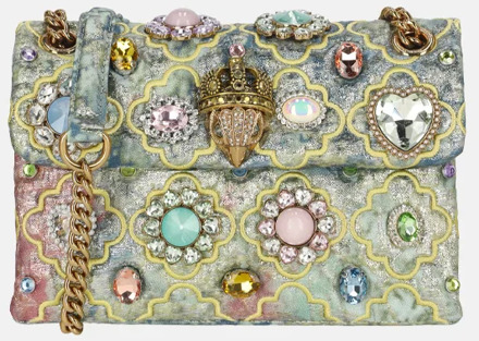 Kurt Geiger Kensington schoudertas studs barok M other Groen - No Size