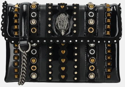 Kurt Geiger Kensington schoudertas studs black Zwart
