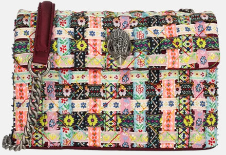 Kurt Geiger Kensington schoudertas wine combo Donker rood