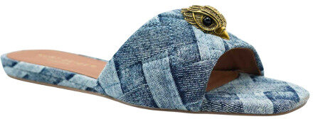 Kurt Geiger Kensington slipper denim Blauw - 37