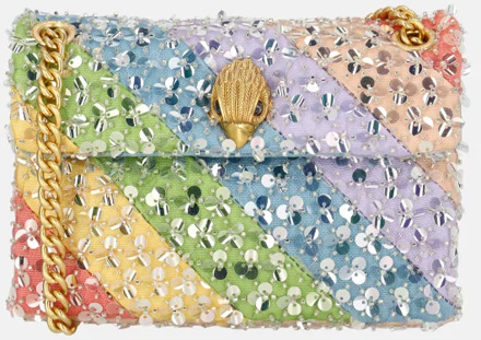 Kurt Geiger mini Kensington schoudertas rainbow lovertjes multi/other