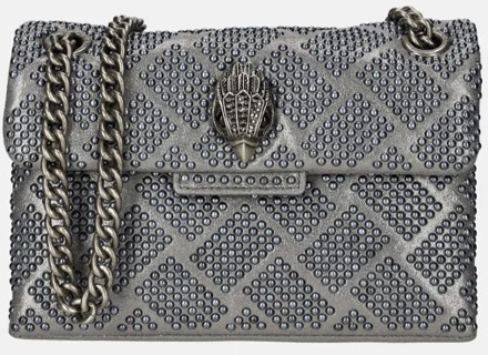 Kurt Geiger mini Kensington schoudertas silver Zilver