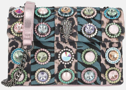 Kurt Geiger Octavia overslag schoudertas blue other Blauw