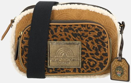 Kurt Geiger Southbank schoudertas suede camel multi - No Size