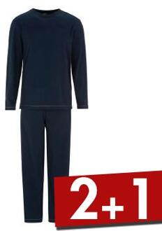 Kurt Long Sleeve Pyjamas Blauw - Small,Medium,Large,X-Large,XX-Large