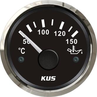 Kus 52Mm Olie Temperatuur Meters Brandstof Temp Meter 12V/24V Geschikt Voor Auto Boot BS