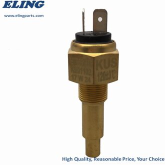 Kus 52Mm Olie Temperatuur Meters Brandstof Temp Meter 12V/24V Geschikt Voor Auto Boot M14x1.0