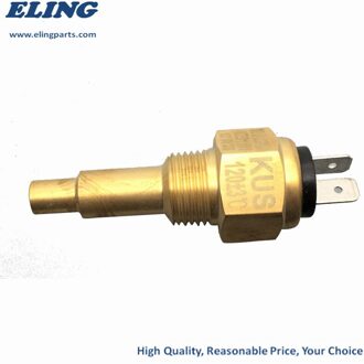 Kus 52Mm Olie Temperatuur Meters Brandstof Temp Meter 12V/24V Geschikt Voor Auto Boot M14x1.5 nee alarm