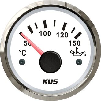 KUS DN52mm wit/zwart olie temp gauge olie temp meter met temp sensor (PN: KY14102/KY14005) WS