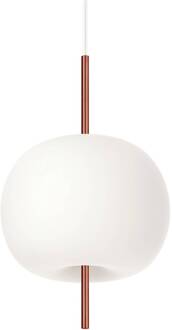 Kushi 16 hanglamp, Ø 16 cm, koper opaal, koper