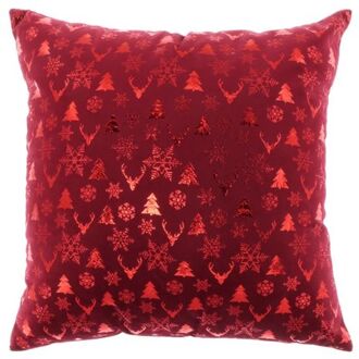 Kussen Bernt 45x45cm red Rood