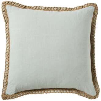 Kussen jute - mint - 45x45 cm