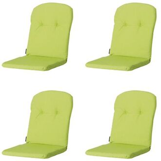 Kussen - Kuip Hoog - Panama Lime - 45x96 - Groen - 4 Stuks