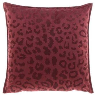 Kussen Nala 45x45cm tawny port Rood