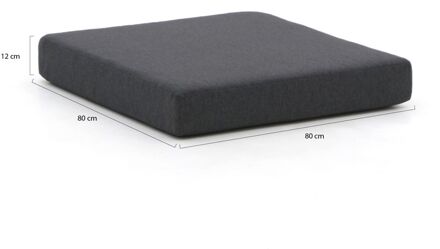 Kussen t.b.v. Bellagio Cadora lounge tuintafel 80x80cm - Laagste prijsgarantie! Grijs