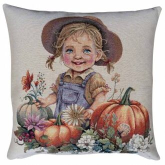 Kussenhoes Pompoenmeisje