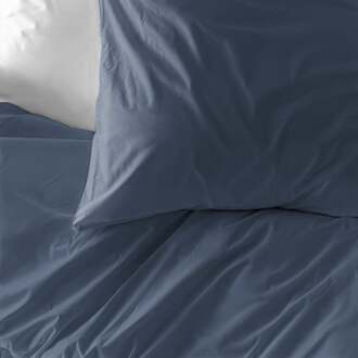 Kussensloop - 100% Flanel - 2-PACK - Fresh And Co - 60x70 Cm - Flanel - Dekbed-Discounter.nl Navy - 60 x 70
