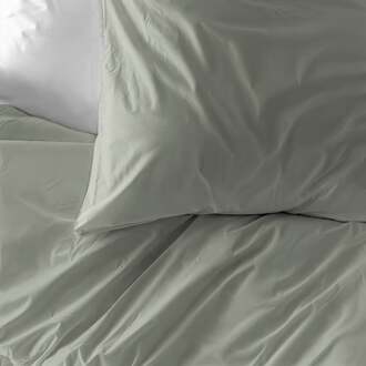 Kussensloop - 100% Flanel - 2-PACK - Fresh And Co - 60x70 Cm - Flanel - Dekbed-Discounter.nl Zacht Groen - 60 x 70