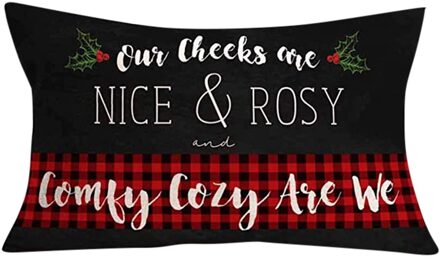 Kussensloop 30*50 Rechthoek Kussenhoes Zijde Sierkussen Case Kussensloop Gratis F13