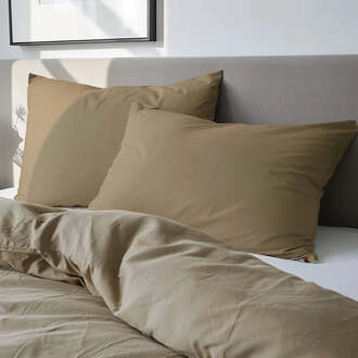 Kussensloop Luna Uni: 2-PACK - Luna Bedding - 60x70 Cm - Microvezel - Dekbed-Discounter.nl