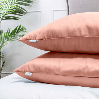 Kussensloop Luna Uni: 2-PACK - Luna Bedding - 60x70 Cm - Microvezel - Dekbed-Discounter.nl