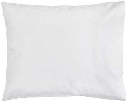 Kussensloop Molton - 60x70 Cm - 2 Stuks - Katoen - Wit