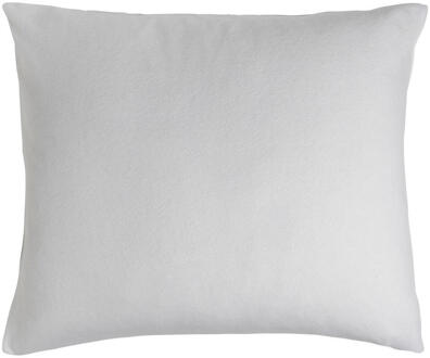 Kussensloop Molton Stretch - 60x70 Cm - 2 Stuks - Katoen/Polyester - Wit