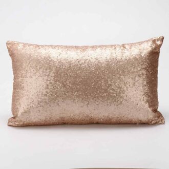Kussensloop Rose Gold Geometrische Ananas Glitter Polyester Sofa Decoratieve Kussenhoes Kussensloop Home Decor ##0 gouden
