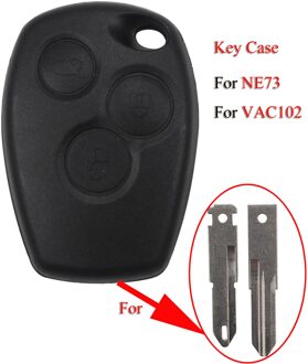 Kutery Auto Sleutel Shell Voor Renault Trafic Vivaro Duster Logan Fluence Clio Sande Megane 3 Knoppen Vervanging Remote Key Case cover Case For NE73 VAC102