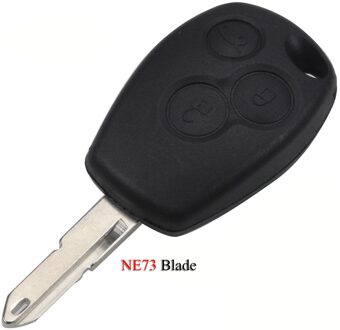 Kutery Auto Sleutel Shell Voor Renault Trafic Vivaro Duster Logan Fluence Clio Sande Megane 3 Knoppen Vervanging Remote Key Case cover NE73 Blade