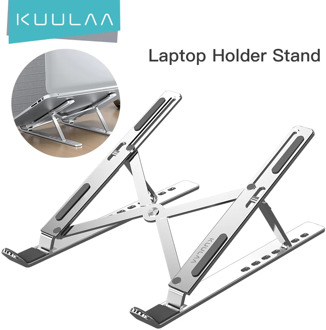 KUULAA Laptop Holder for MacBook Air Pro Notebook Laptop Stand Bracket Foldable Aluminium Alloy Laptop Holder for PC Notebook