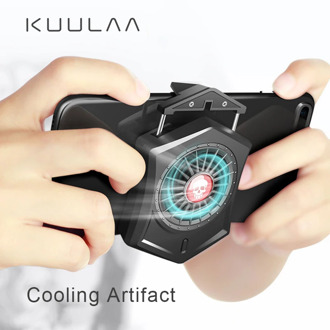 KUULAA Phone Cooler Cooling Fan Mobile Phone Radiator For iPhone Samsung Xiaomi Portable Phone Cooler For IOS Android Game