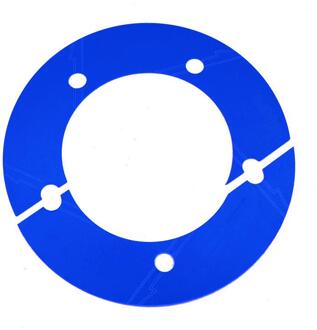 Kuulee Motor Achter Chain Gear Decoratieve Cover voor HONDA CB650F blauw