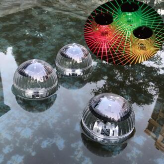 Kuulee Waterdichte Bal Vormige Zonne-energie Drijvende Lamp Voor Zwembad Meer Decoratie kleurrijk licht