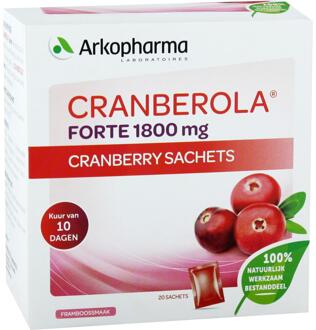 Kuur - Cranberry + OPC C 10-dagen kuur - 20 sachets - Voedingssupplement