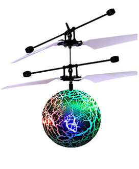 Kvadrokopter Drone Rc Speelgoed Epochair Rc Vliegende Bal, rc Drone Helikopter Bal Ingebouwde Shining Led Verlichting Voor Kinderen Speelgoed AP24 Groen