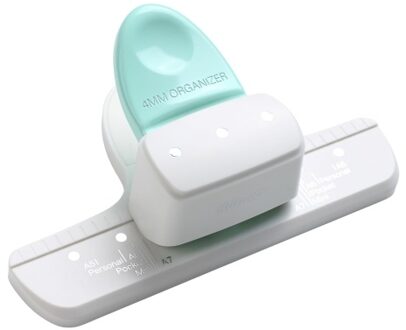 KW-trio 9027 Loose Leaf Hole Punch Daily Planner Adjustable 3 Hole Paper Puncher