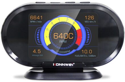 KW206 OBD2 Boordcomputer Auto Digitale Computer Display Obd 2 Scanner Brandstofverbruik Water Temperatuurmeter