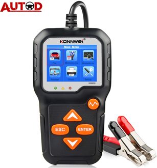 KW650 6V 12V Auto Motorfiets Batterij Tester Analyzer 100 Tot 2000 Cca Zwengelen Opladen Test Tool Voor De auto Batterij Analyzer